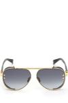 Balmain Gri Gold Pilot Stil Kadın Güneş Gözlüğü